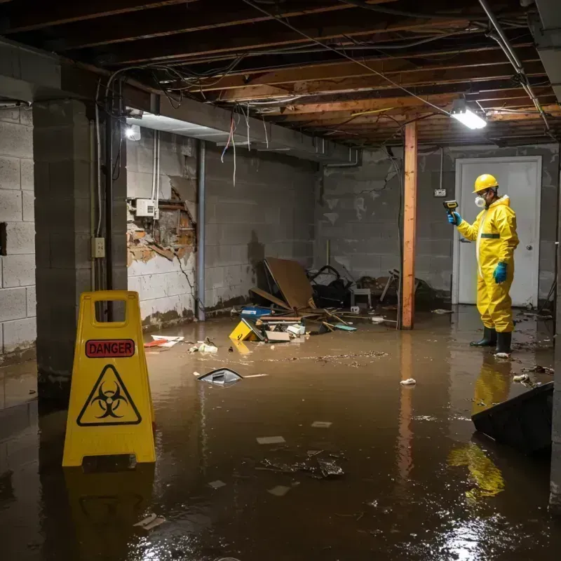 Flooded Basement Electrical Hazard in Sunset Park, NY Property